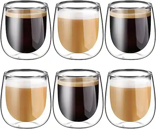 Tazza Caffè Doppio Vetro